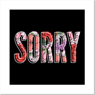 Sorry Posters and Art